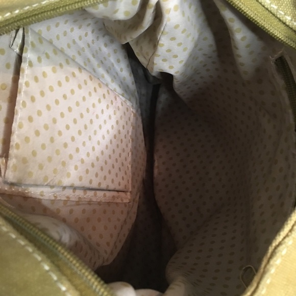 Canvas and genuine leather shoulder crossbody bag - Picture 9 of 15